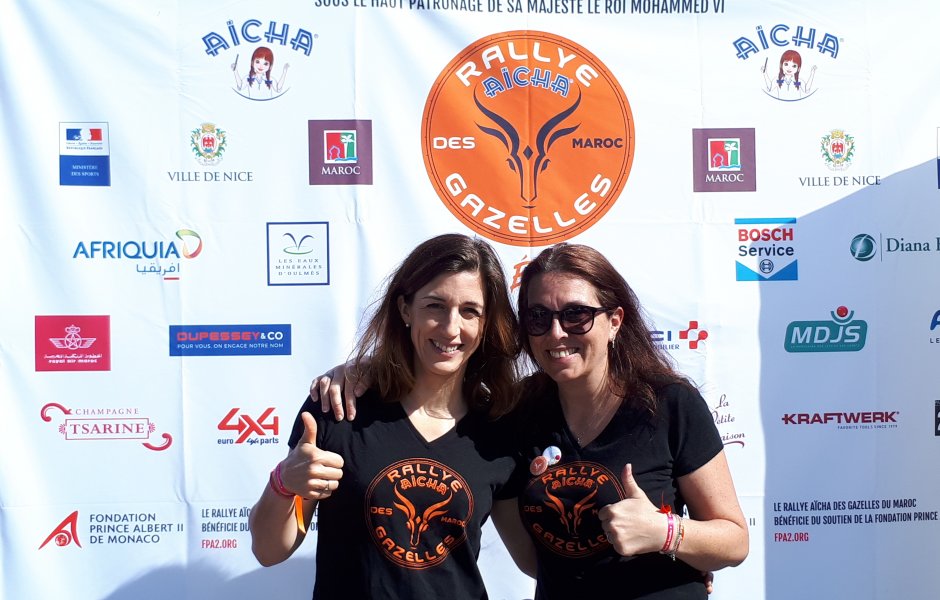 Karine et Anne prendront le départ de la 30e édition du rallye Aïcha des Gazelles ©