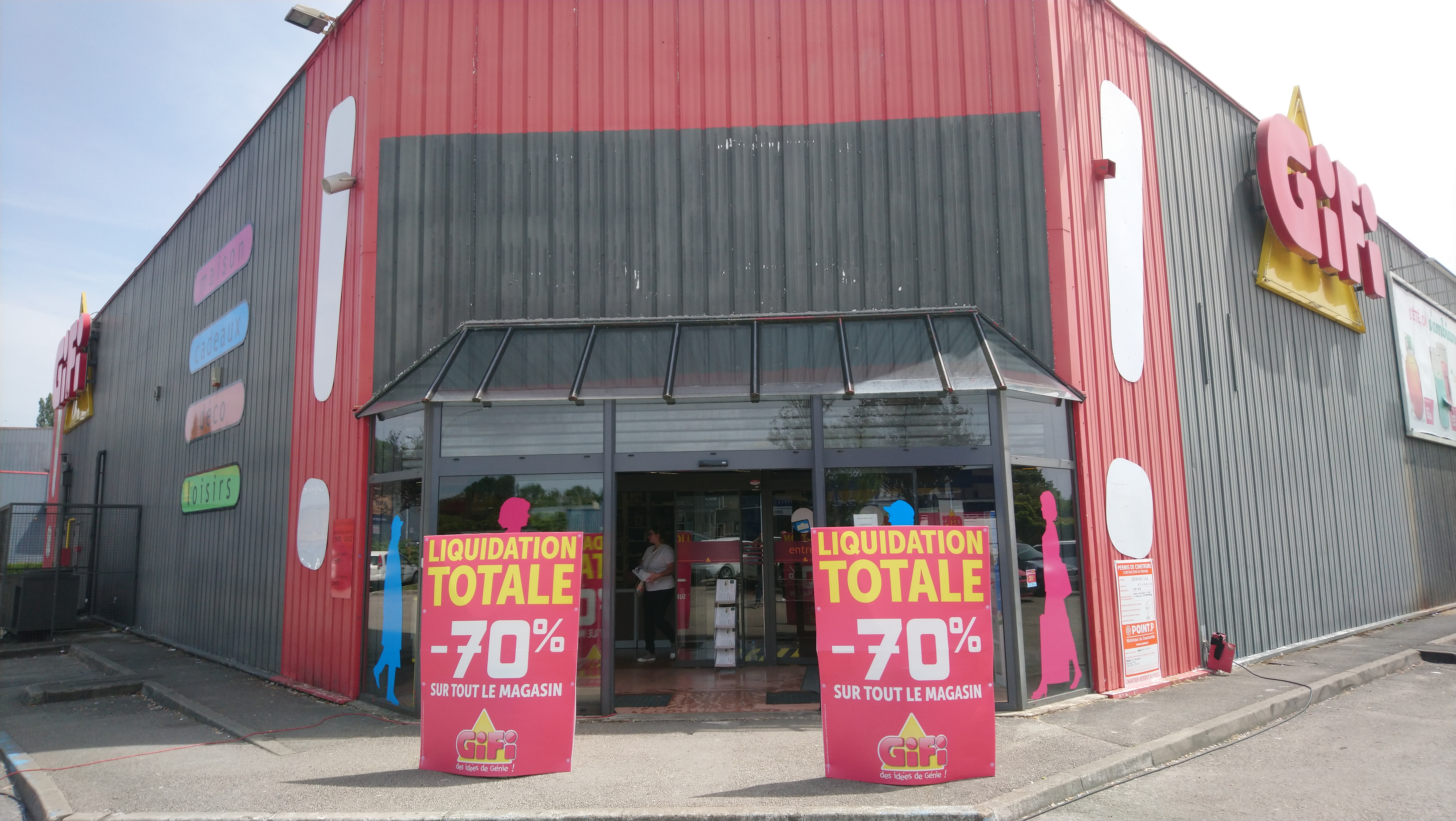 gifi châteaufarine liquidation totale un mois de travaux My