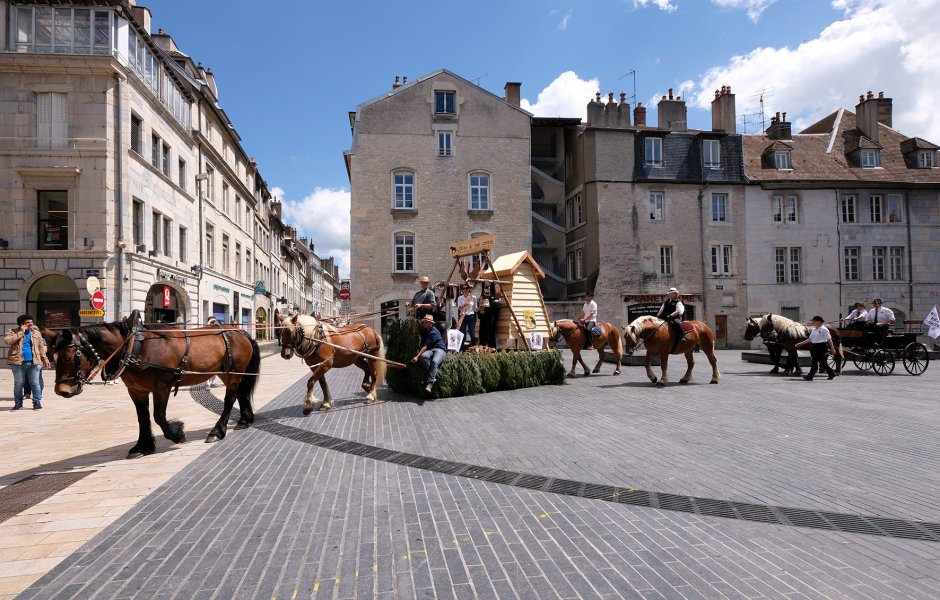  défilé du centenaire du cheval comtois à Besançon © Jack Varlet - besancon ©
