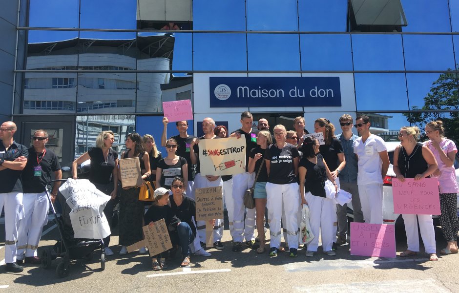 Action urgences de Besançon 13 juin 2019 © dr ©