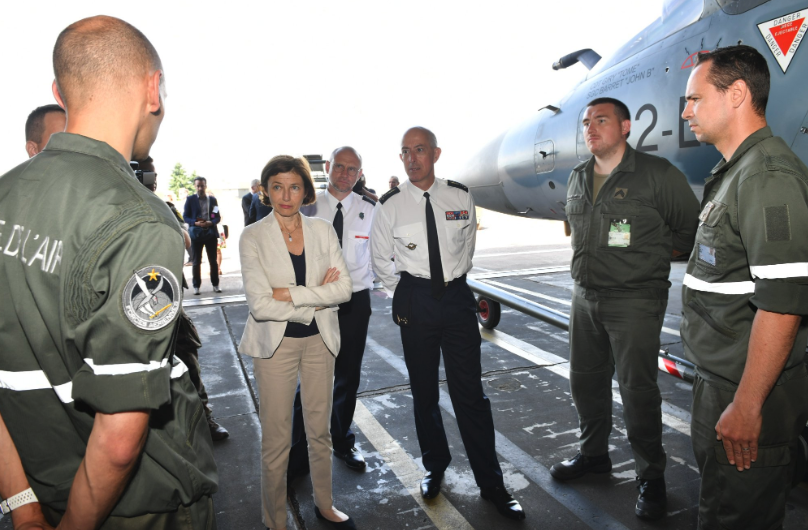 Florence Parly à Luxeuil-les-Bains 24 juin 2019 © @Armee_de_lair
 ©