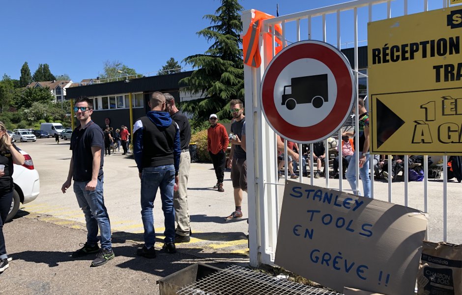 Grève Stanley tools Besançon13/6/19 © d poirier ©