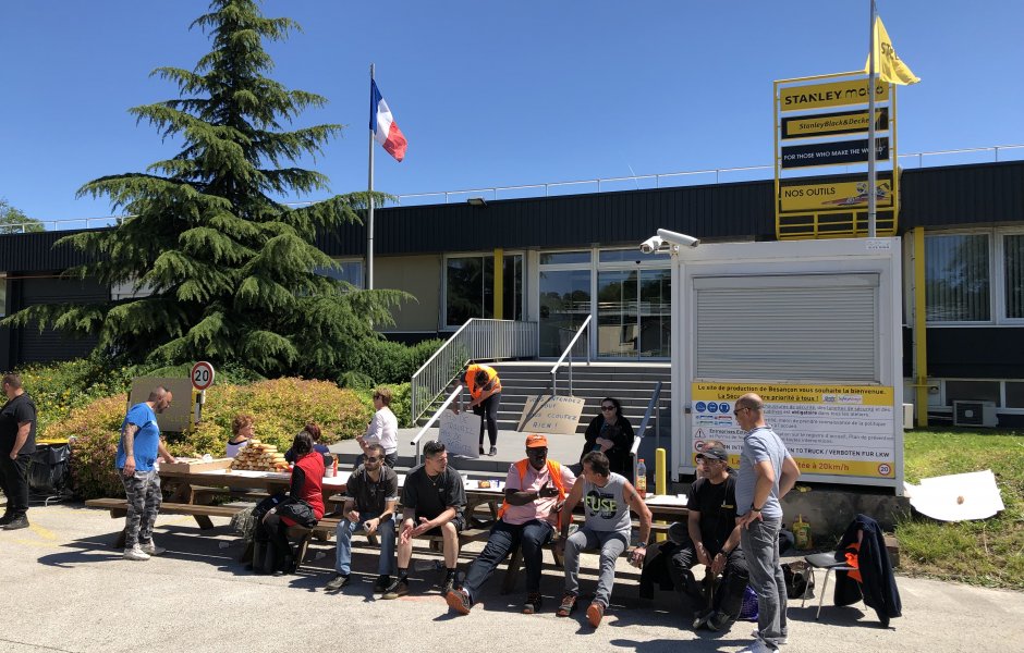 Grève Stanley tools Besançon13/6/19© d poirier ©