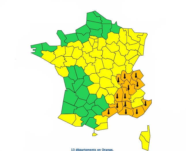 1er juillet 2019 © météo france ©