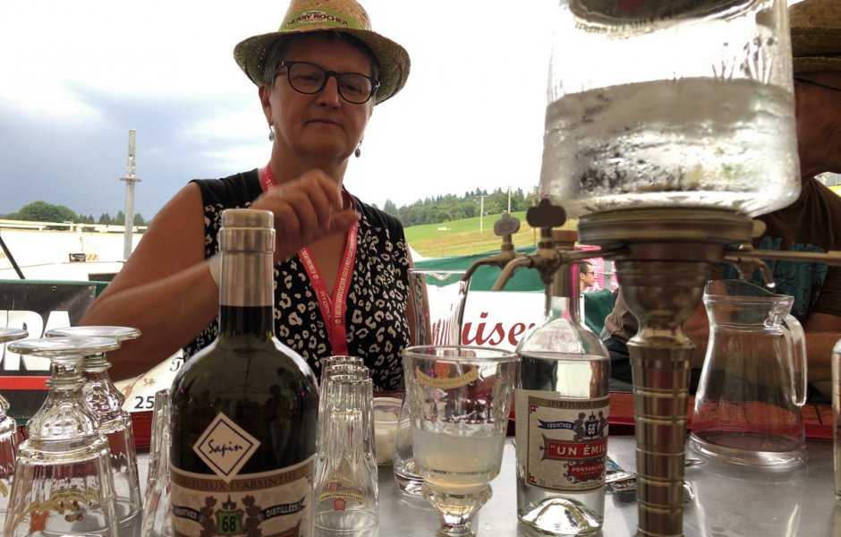 Dans l'espce VIP du festival de la Paille © D Poirier <span class='copyright'>©</span>
