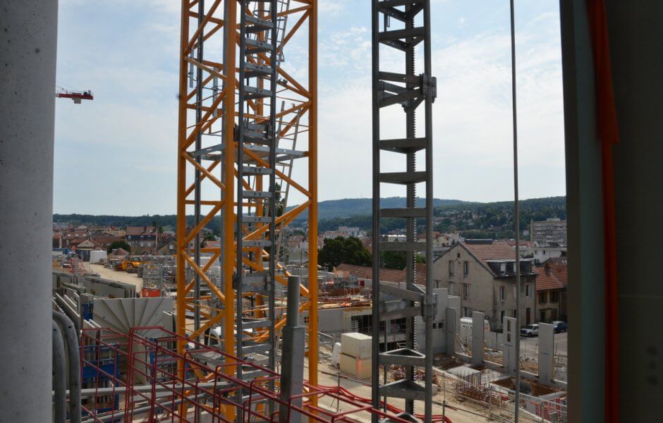 Visite Chantier  du pôle Viotte - juillet 2019 © Audrey R ©