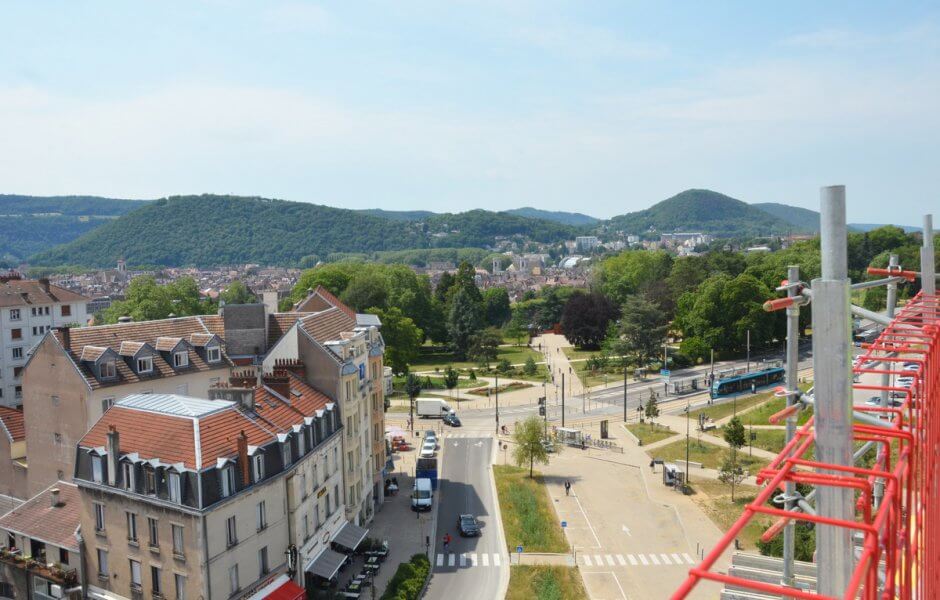 Visite Chantier  du pôle Viotte - juillet 2019 © Audrey R ©