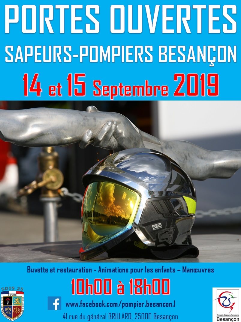 Sapeurs Pompiers Portes Ouvertes à La Caserne De Besançon Ce Week End