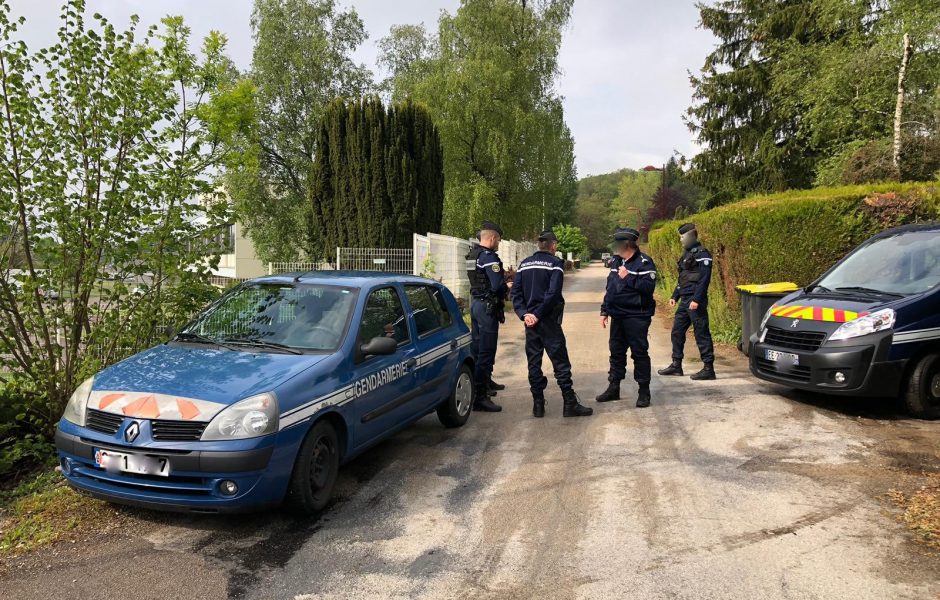 braquage en mai 2019 à Châtillon le duc © D.Poirier ©