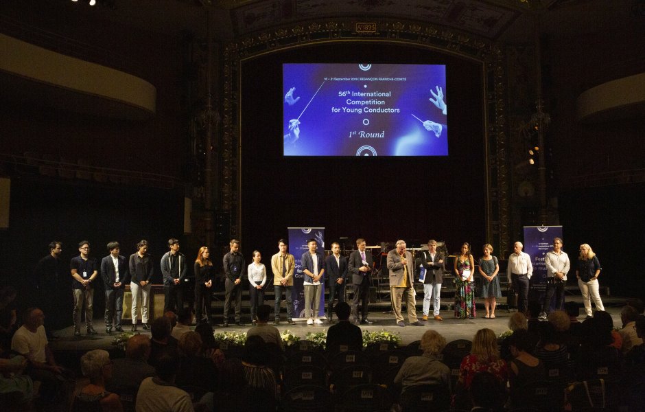 Concours de jeunes chefs d'orchestre  Besançon . 16 septembre 2019 © Y Petit ©