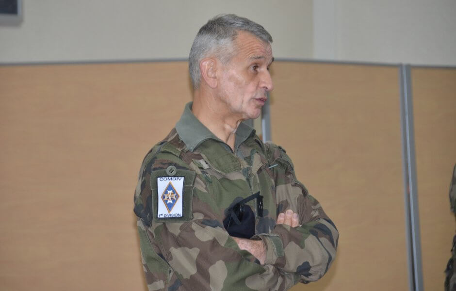 Général de division Blachon, commandant la 1re division et la base de Défense de Besançon et délégué militaire départemental du Doubs ©Hélène Loget ©