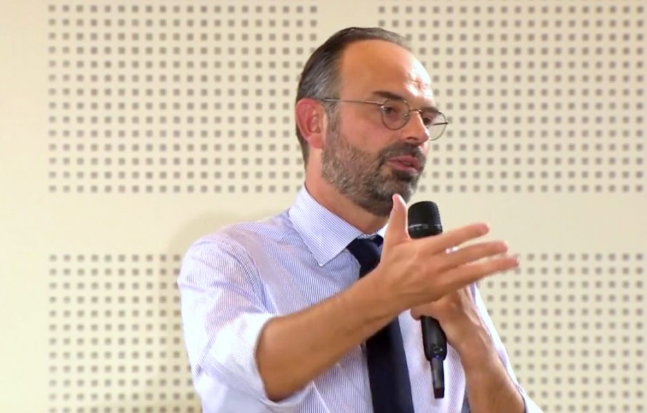 Édouard Philippe à Lons-le-Saunier our parler de la réforme des retraites © Capture  ©