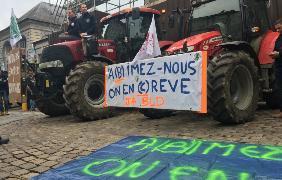 Manifestation des agriculteurs ©Hélène Loget ©