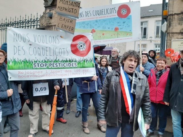 arrêté anti-pesticide tribunal administratif de Besançon 14 novembre 2019 © Patrice . D mouvement Coquelicot ©