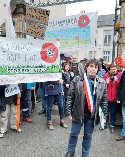 arrêté anti-pesticide tribunal administratif de Besançon 14 novembre 2019 © Patrice . D mouvement Coquelicot ©