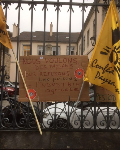 arrêté anti-pesticide tribunal administratif de Besançon 14 novembre 2019 ©Patrick . E Coquelicot ©
