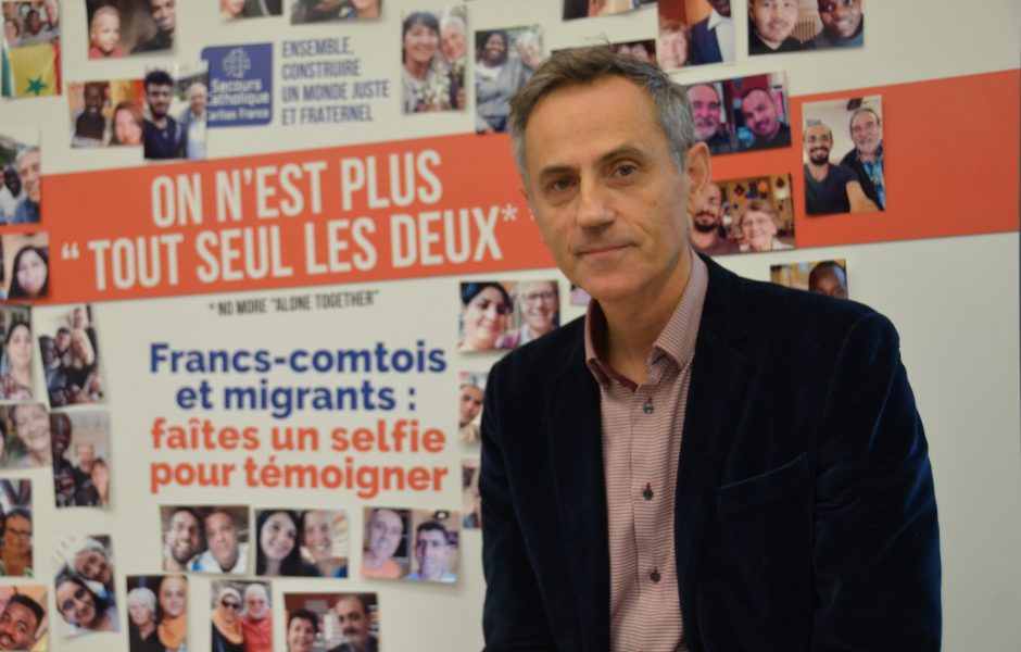 Antoine Aumonier, délégué de Franche-Comté au secours catholique © Hélène Loget ©