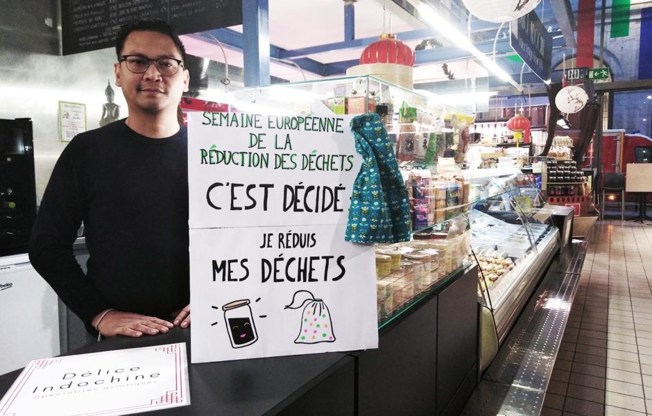 Ramenez vous-même votre sac pour réduire vos déchets, au marché Beaux-Arts ©Zéro Déchet GB ©