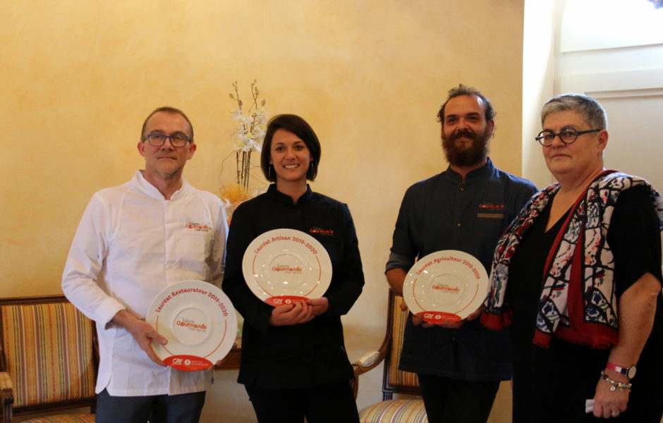 Frederic Pastorino, Marion Mathez, Mickaël Merone et Elisabeth Eychennes, directrice du Crédit Agricole Franche-Comté ©Crédit Agricole Franche-Comté © ©