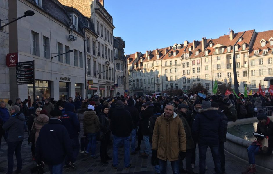 Manifestation du 5 décembre à Besançon ©Hélène Loget ©