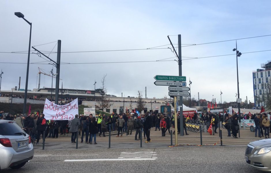 Manifestation le 17 décembre 2019 ©Hélène Loget ©