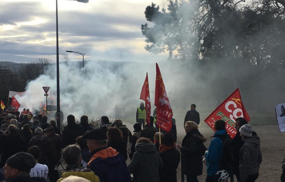 Manifestation le 17 décembre 2019 ©Hélène Loget ©