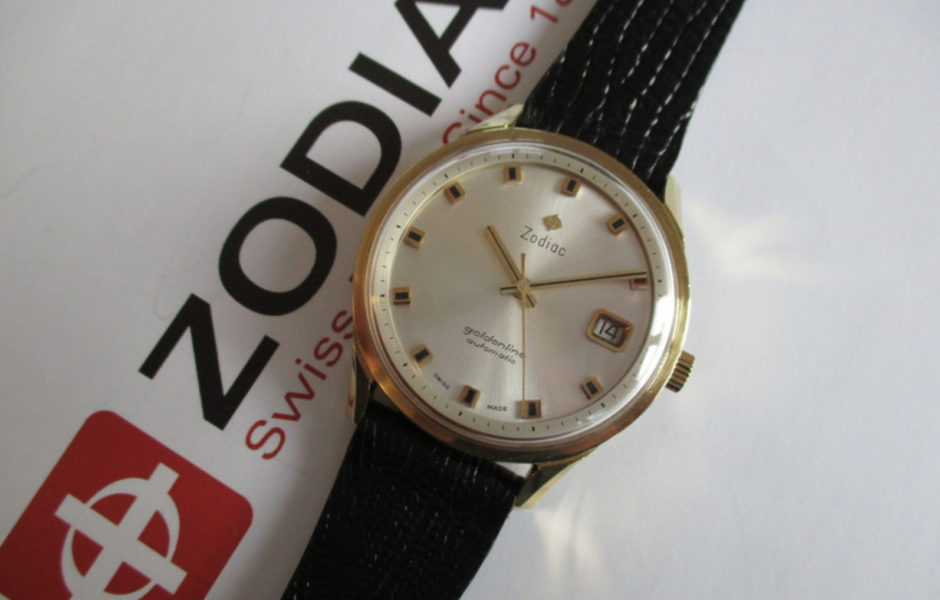 Zodiac Goldenline automatique ©Montres Ouvrage ©