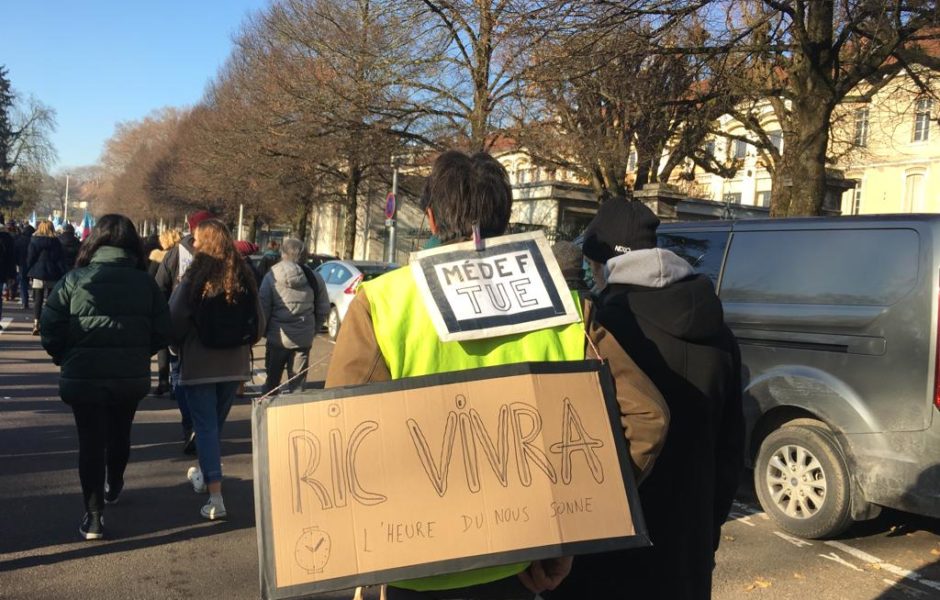 Manifestation du 5 décembre à Besançon ©Hélène Loget ©