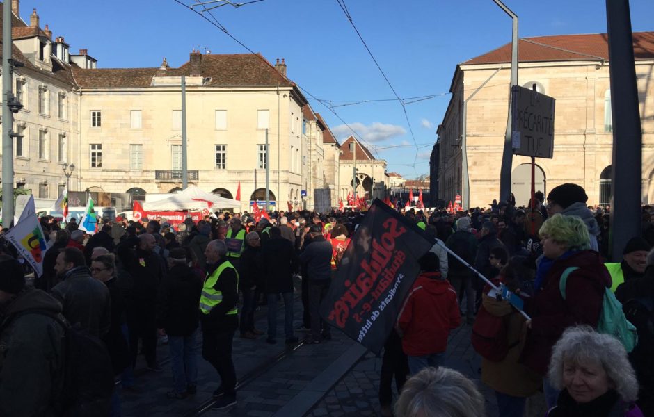 Manifestation du 10 décembre à Besançon ©Hélène L. ©