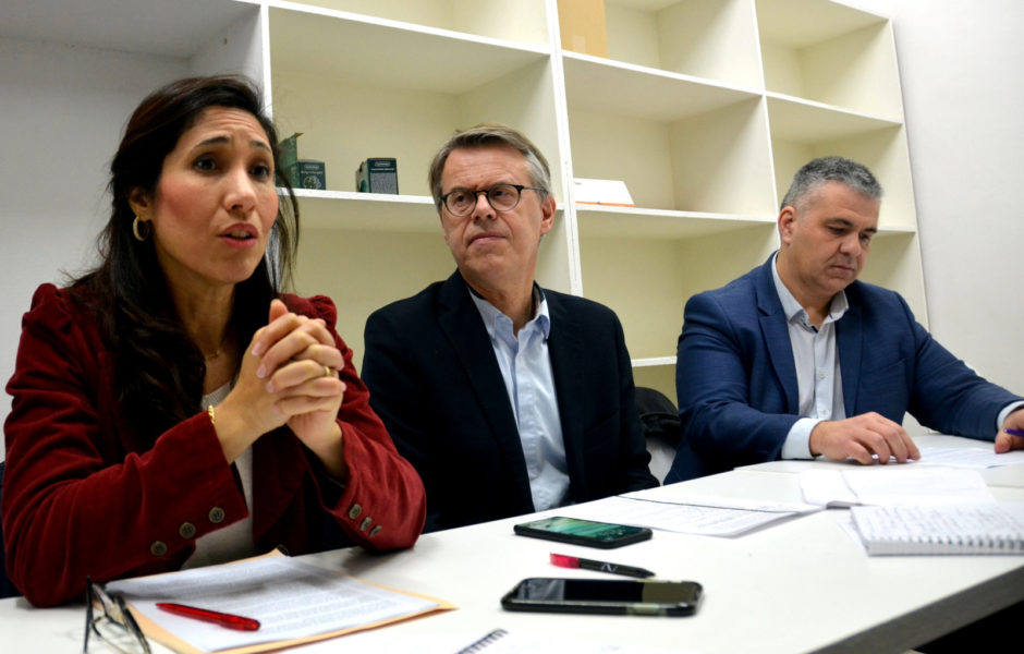 Karima Rochdi, Éric Alauzet et Laurent Croizer © D Poirier ©