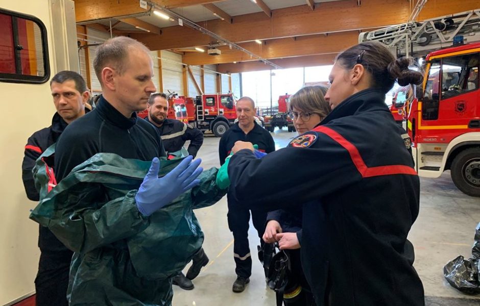 sapeurs-pompiers formations février 2020 © facebook sapeurs-pompier 90 ©