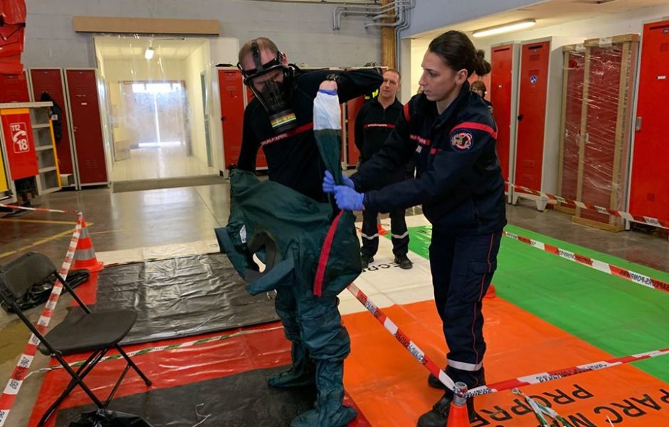 sapeurs-pompiers formations février 2020 © facebook sapeurs-pompier 90 ©