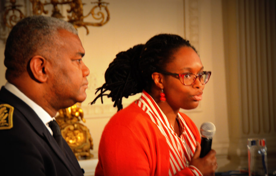 Débat citoyen avec Sibeth N Diaye à la préfecture du Doubs - Besançon 13 février 2020 © D Poirier ©