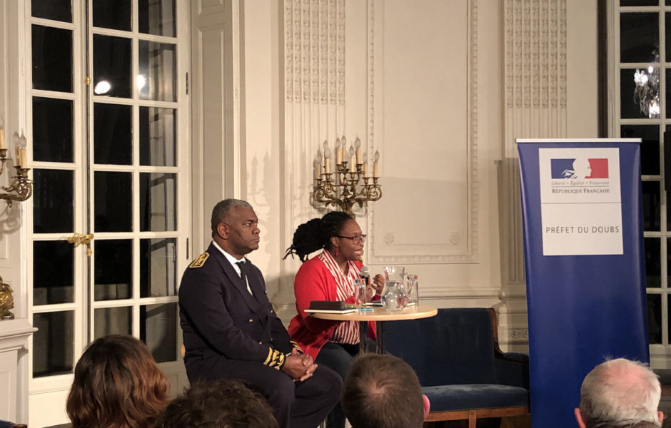 Débat citoyen avec Sibeth N Diaye à la préfecture du Doubs - Besançon 13 février 2020 © D Poirier ©