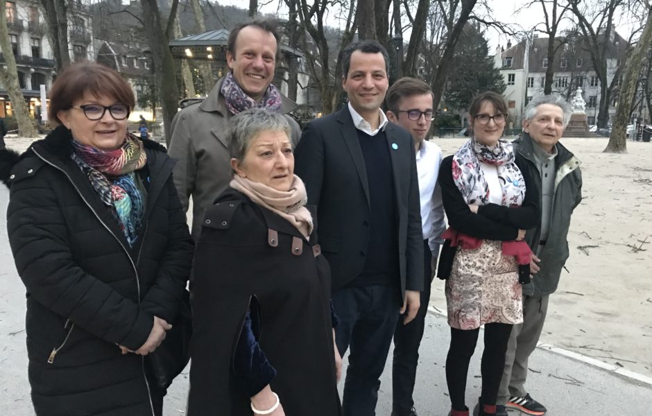 (De gauche à droite) - Annick Avanzi, Françoise Leroy, Gilles Vieille-Marchiset, Karim Bouhassoun, Enzo Formentini, Anne Giraut, Alain Albey. ©Alexane Alfaro ©