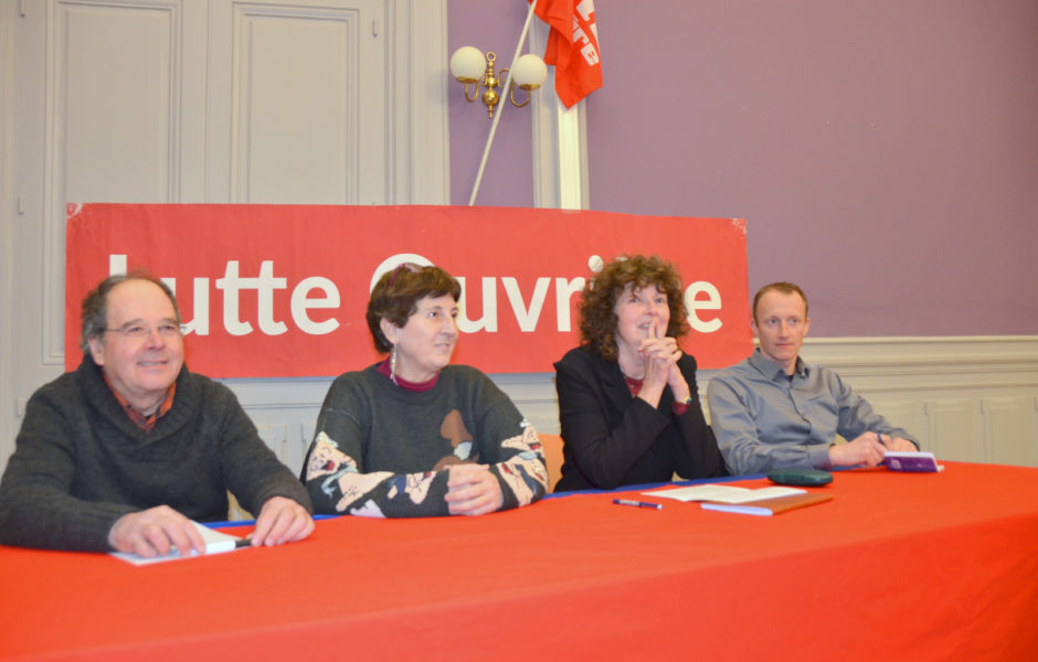 De gauche à droite : François Fruitet, Odile Humbert, Nicole Friess et Olivier Millot © Hélène Loget ©