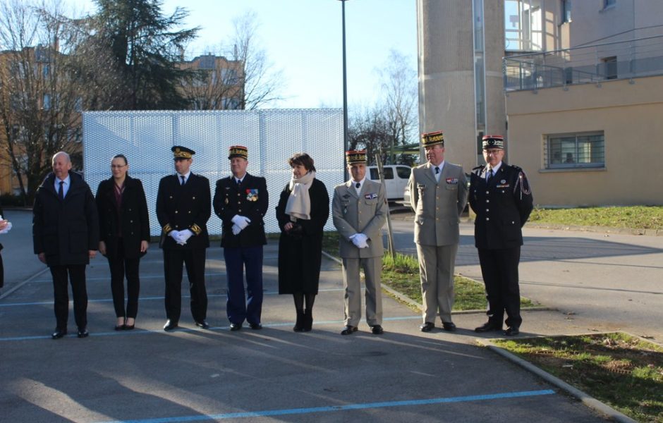 Gendarmerie de Besançon : prise de commandement du chef d’escadron Nelly WILMOT © dr ©