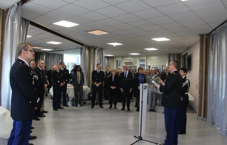 Gendarmerie de Besançon : prise de commandement du chef d’escadron Nelly WILMOT Nelly Wilmot © dr ©
