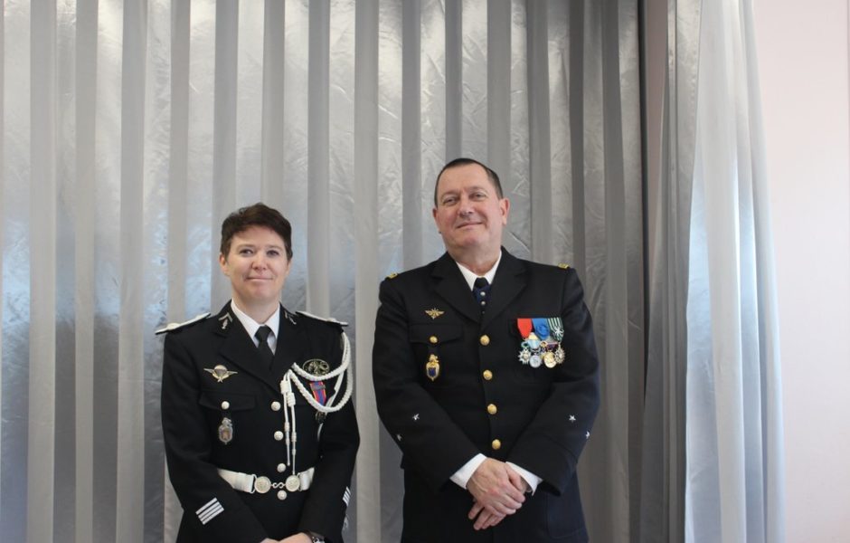 Gendarmerie de Besançon : prise de commandement du chef d’escadron Nelly WILMOT © dr ©