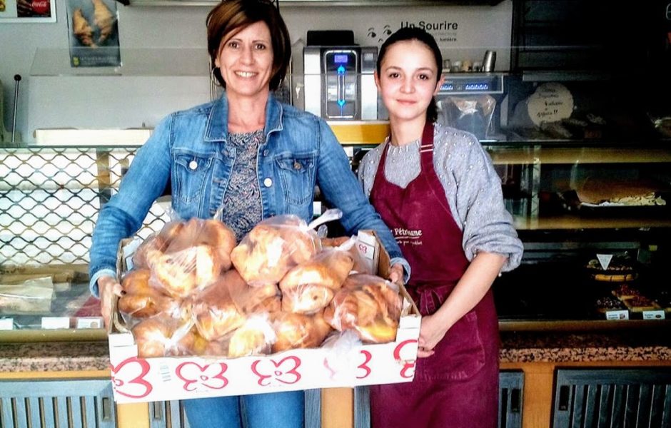 Les invendus de cette boulangerie ont été offerts aux soignants du CHU de Besançon ©Florence D. ©