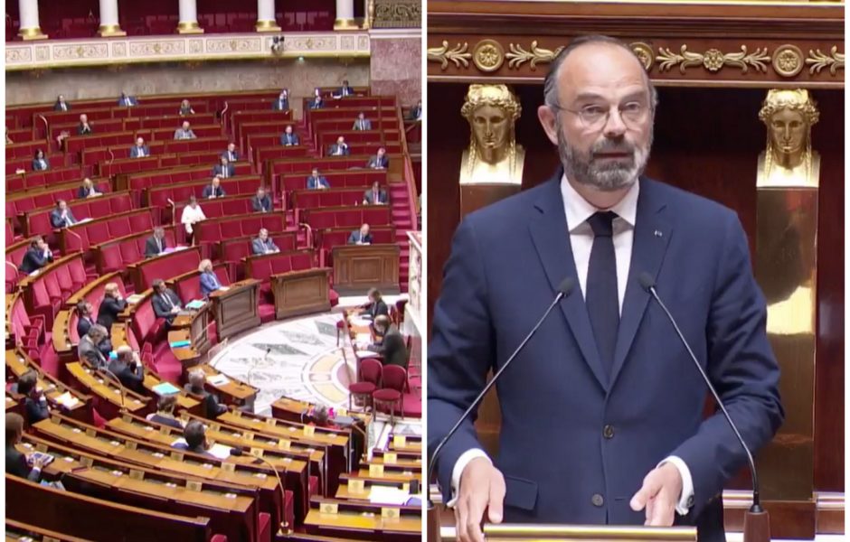 Édouard Philippe présente le plan de déconfinement © capture assemblée nationale ©