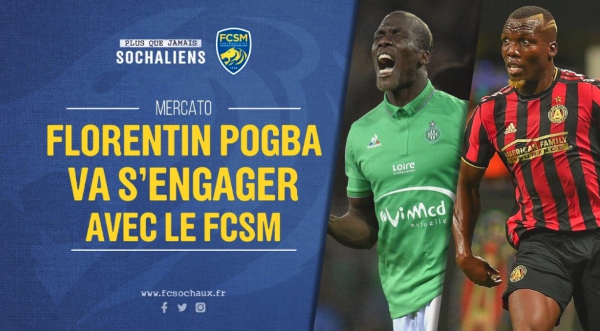 Florentin Pogba signe avec le FCSM © DR FC Sochaux Capture  ©