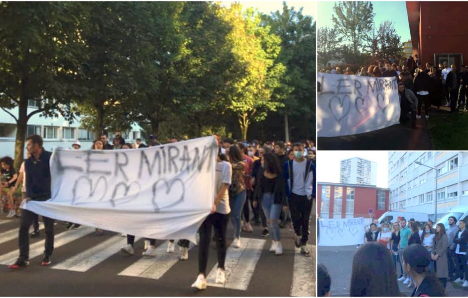 Entre 250 et 300 personnes ont participé à la marche en hommage à Lermirant © FBK  ©