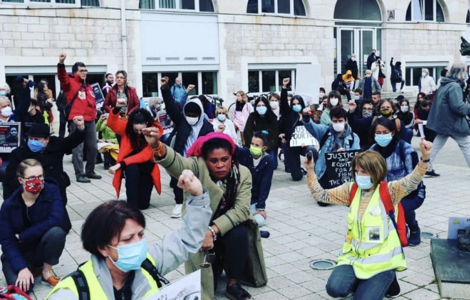 Rassemblement en hommage à George Floyd à Besançon©Buis2570/Instagram ©