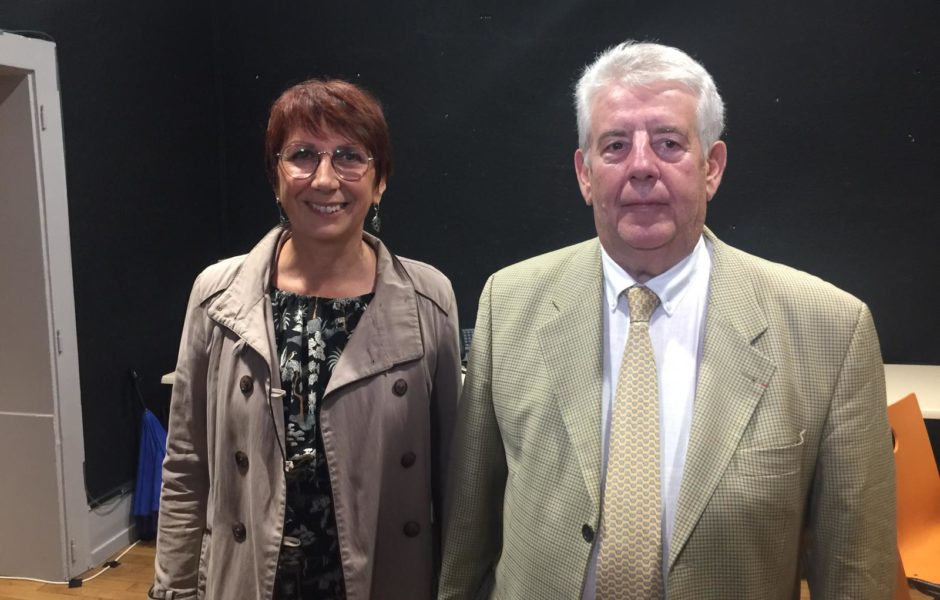 Anne Vignot et le maire sortant Jean-Louis Fousseret © AA ©