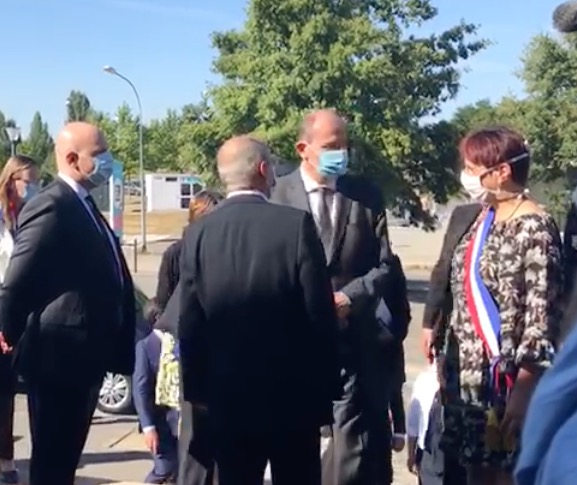 Visite de Jean Castex ce 23 juillet 2020 © Alexane Alfaro ©