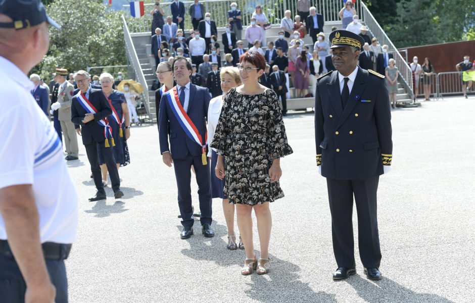 Cérémonie militaire du 14 juillet 2020 à Besançon. © Éric Châtelain /Ville de Besançon 