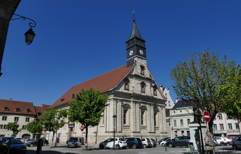 Le temple St-Martin de Montbéliard (2017) © CC 4 Wikimedia Raphael Grégory 
 ©