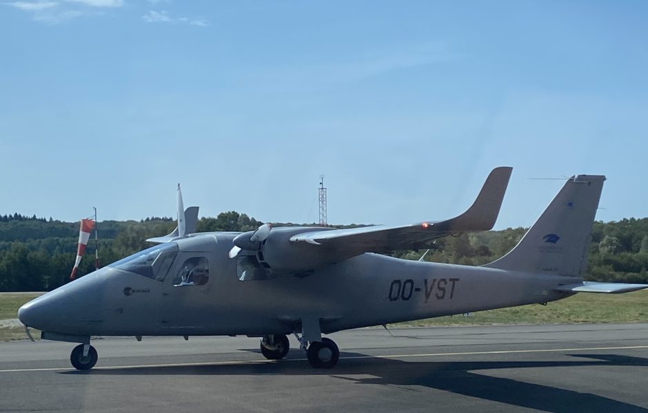 Avion qui a cartographié Besançon et les communes voisines © Domergue Aviation ©