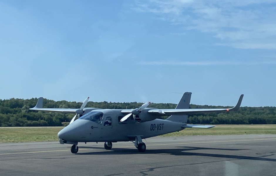 Avion qui a cartographié Besançon et les communes voisines © Domergue Aviation ©